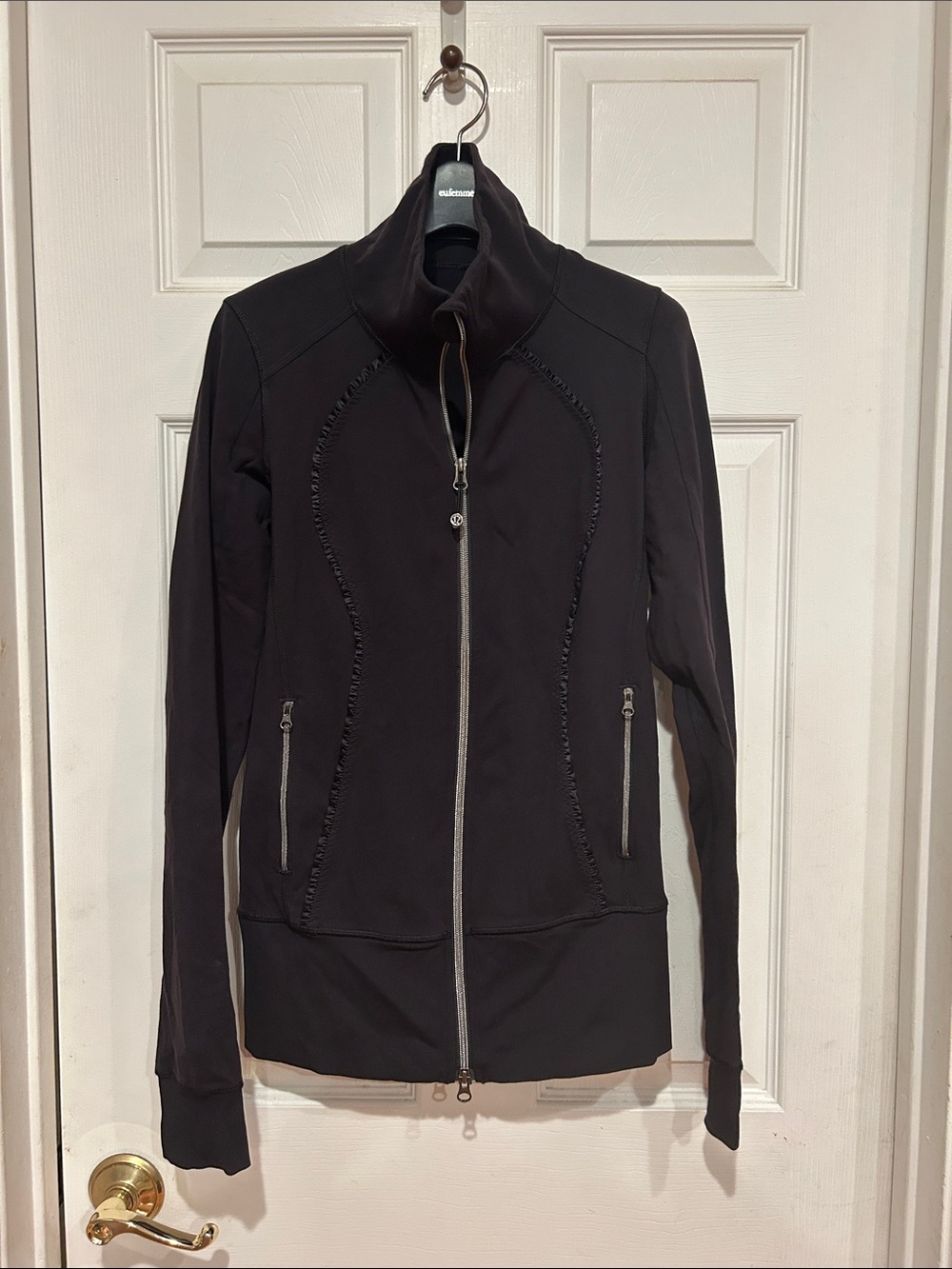 lululemon athletica Black Zip-Up Utility Jacket